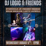 DJ Logic & Friends feat Lantz Lazwell, Starchild Jr, & Brian Swislow @ Silver Moon Brewing (7pm)