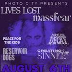 Lives Lost and Massfear with special guests 
