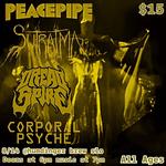 Terminal Booking Presents: Peacepipe, Sutratma, Dread Spire, and Corporal Psyche