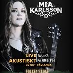 Mia Karlsson akustiskt live på Sängfabriken