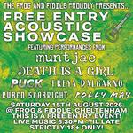 FREE ENTRY ACOUSTIC SHOWCASE! Ft. MUNTJAC / DEATH IS A GIRL / PUCK / FREYA DALGARNO & MORE