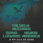 Sons Lunaris, Falsely Accused, Heavy America @ Rapscallion Brewery