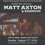 Josh Snider Presents Rockin Ramen- Matt Axton & Badmoon