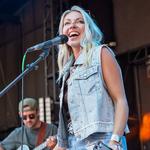 Claudia Hoyser at Mud Creek Bison Ranch Rodeo - Band Show