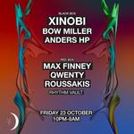 Xinobi / Bow Miller / Anders HP / Rhythm Vault: Max Finney / Qwenty / Roussakis