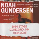 Noah Gunderson - Rites of Spring Tour