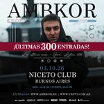 AMBKOR en BUENOS AIRES (ARGENTINA) "LOS ÚLTIMOS VIVOS" - Gira 2026 LATAM