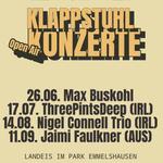 Klappstuhl Konzerte mit Jaimi Faulkner Band