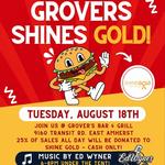 Ed Wyner LIVE at Grover's Shines Gold for 3rd Time 🎗️🍔