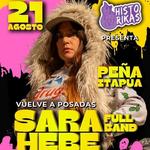 Sara Hebe vuelve a Posadas