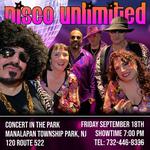 Disco Unlimited - Free Concert In The Park (The Great Lawn At Manalapan - Manalapan, NJ)