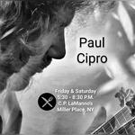 Paul Cipro live acoustic performance. 