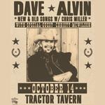 Dave Alvin: New and Old Songs w/ Chris Miller Plus Special Guest, Christy McWilson