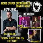Liquid Garage Brewing Comedy Night