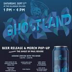 Ghostland Beer Release and Merch Pop-Up