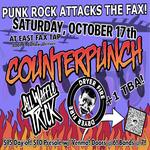 Counterpunch @ East Fax Tap with Dryer Fire, Waffle Trick, & TBD