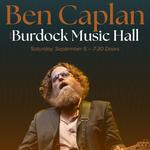 Ben Caplan at the Burdock Music Hall