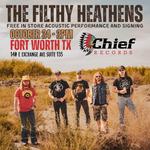 Free in store signing and acoustic performance at Chief Records