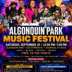 ALGONQUIN PARK MUSIC FESTIVAL