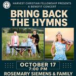 BRING BACK THE HYMNS - Live In Concert!