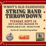 WMOT's Old Fashioned String Band Throwdown