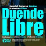 Duende Libre Trio live at Simonholt in Nanaimo, B.C