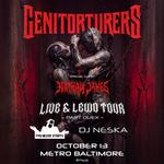 GENITORTURERS w/ Nathan James, Fun Never Starts and DJ Neska