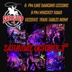 Whiskey Road & Line Dancing Lessons at Saddle Up at Q Saloon