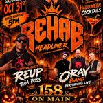 Halloween Street Party with REHAB @ 158 on Main!