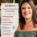 Ayla Brown "Spend Christmas with You" At The Alley Theatre in Middleboro!
