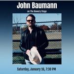 John Baumann on The Bowery Stage