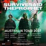 Survive Said The Prophet - Australian Tour 2027