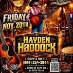 Hayden Haddock at Silverado Saloon