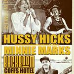 Hussy Hicks and Minnie Marks live in Coffs Harbour