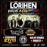 LÖRIHEN vuelve a BOGOTA!!! Viernes 27/11 ACE OF SPADES