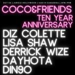 Diz, Colette, Lisa Shaw, Derrick Wize, Dayhota & Din9o at Jungle Hollywood.