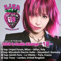 Affiche LiSA LiVE is Smile Always～15～ in France