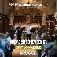 Affiche Concert in Brugge : Ravel, Debussy, Cantemir, Mozart, Vivaldi, Bach, Weber, Piazzolla