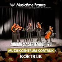 Affiche Concert in Kortrijk: Ravel, Debussy, Cantemir, Mozart, Vivaldi, Bach, Weber, Piazzolla