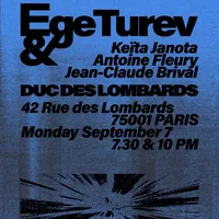 Affiche Ege Turev @DucdesLombards