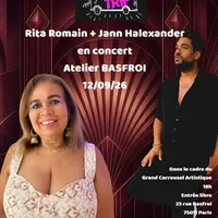 Affiche Rita Romain et Jann Halexander en concert à l'Atelier Basfroi