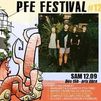 Affiche Sam 12.09 - PFE Festival #12
