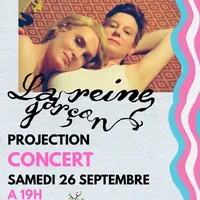 Affiche La Reine Garçon en concert et projection
