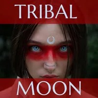 Affiche Tribal Moon Ritual by Laco Nikola