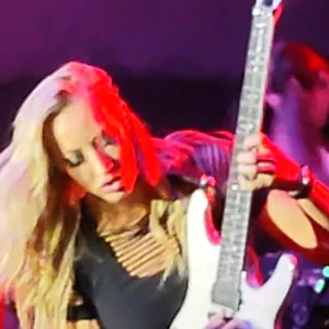 Rock Guitarist and LA Rams Super Fan Nita Strauss Earns