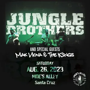 Jungle Brothers Santa Cruz Tickets, Moe's Alley Aug 26, 2023