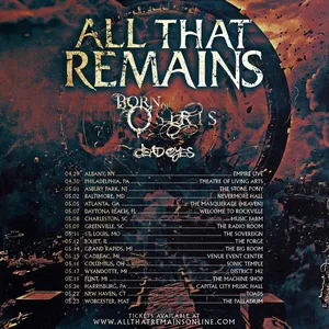 All That Remains Baltimore Tickets, Nevermore Hall May 02, 2026