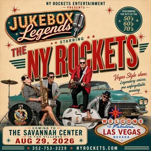 NY Rockabilly Rockets The Villages Tickets, Savannah Center Aug 29