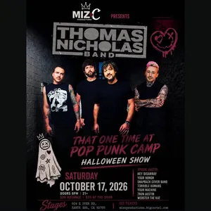 Thomas Nicholas Band Santa Ana Tickets, Stages Bar Oct 17, 2026