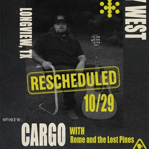 Darrin Morris Band Longview Tickets, Cargo TX Oct 09, 2026